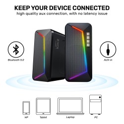 Buy SonicGear Stereo Bluetooth PC Speakers - IOX 2 - Stereo Bluetooth PC Speakers in Cyprus, Nicosia, Limassol, Larnaka, Pafos