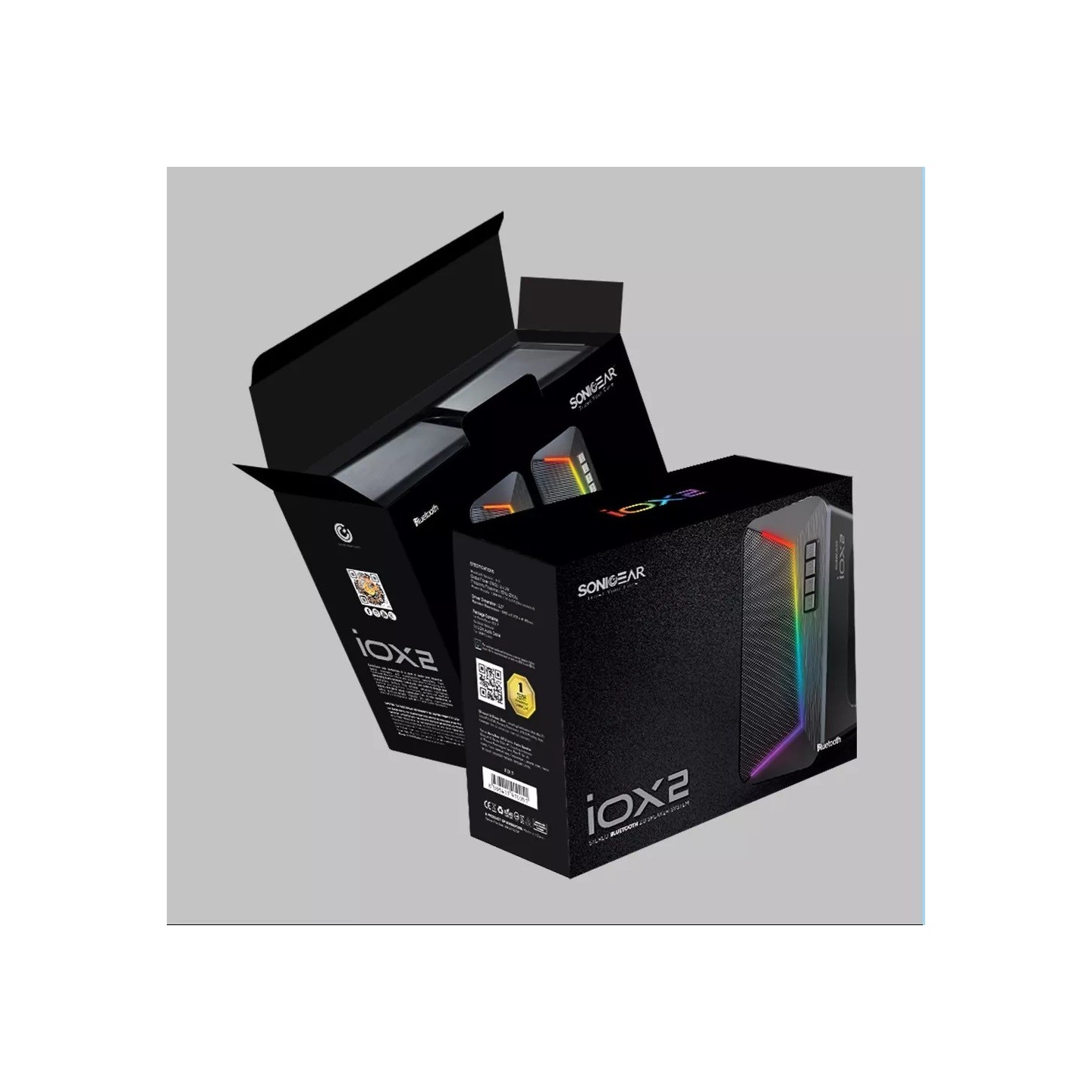 SonicGear Stereo Bluetooth PC Speakers - IOX 2 - Stereo Bluetooth PC Speakers — Buy in Cyprus with Fast Delivery