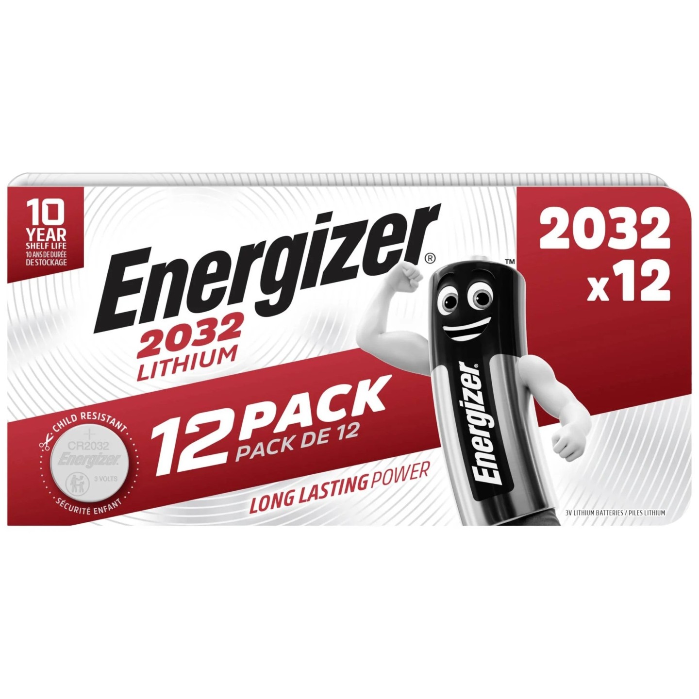 Energizer Lithium Batteries (12pcs) - CR2032 - Lithium Batteries (12pcs) — Buy in Cyprus with Fast Delivery
