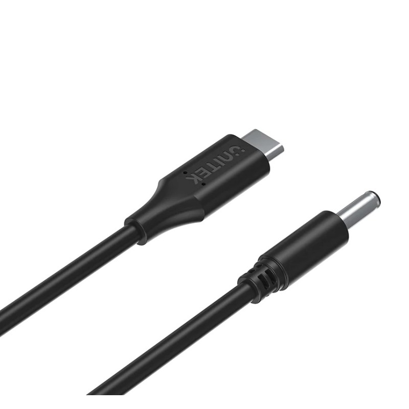 Buy Unitek UCL USB-C to DC Cable - C14120BK - 1.8m 65W for Dell 4.5 3.0mm in Cyprus, Nicosia, Limassol, Larnaka, Pafos