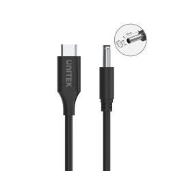 Buy Unitek UCL USB-C to DC Cable - C14120BK - 1.8m 65W for Dell 4.5 3.0mm in Cyprus, Nicosia, Limassol, Larnaka, Pafos