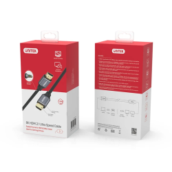Buy Unitek HDMI Cable - C140W - HDMI 2.1 Cable, 8K60Hz, Metal, 5.0m in Cyprus, Nicosia, Limassol, Larnaka, Pafos