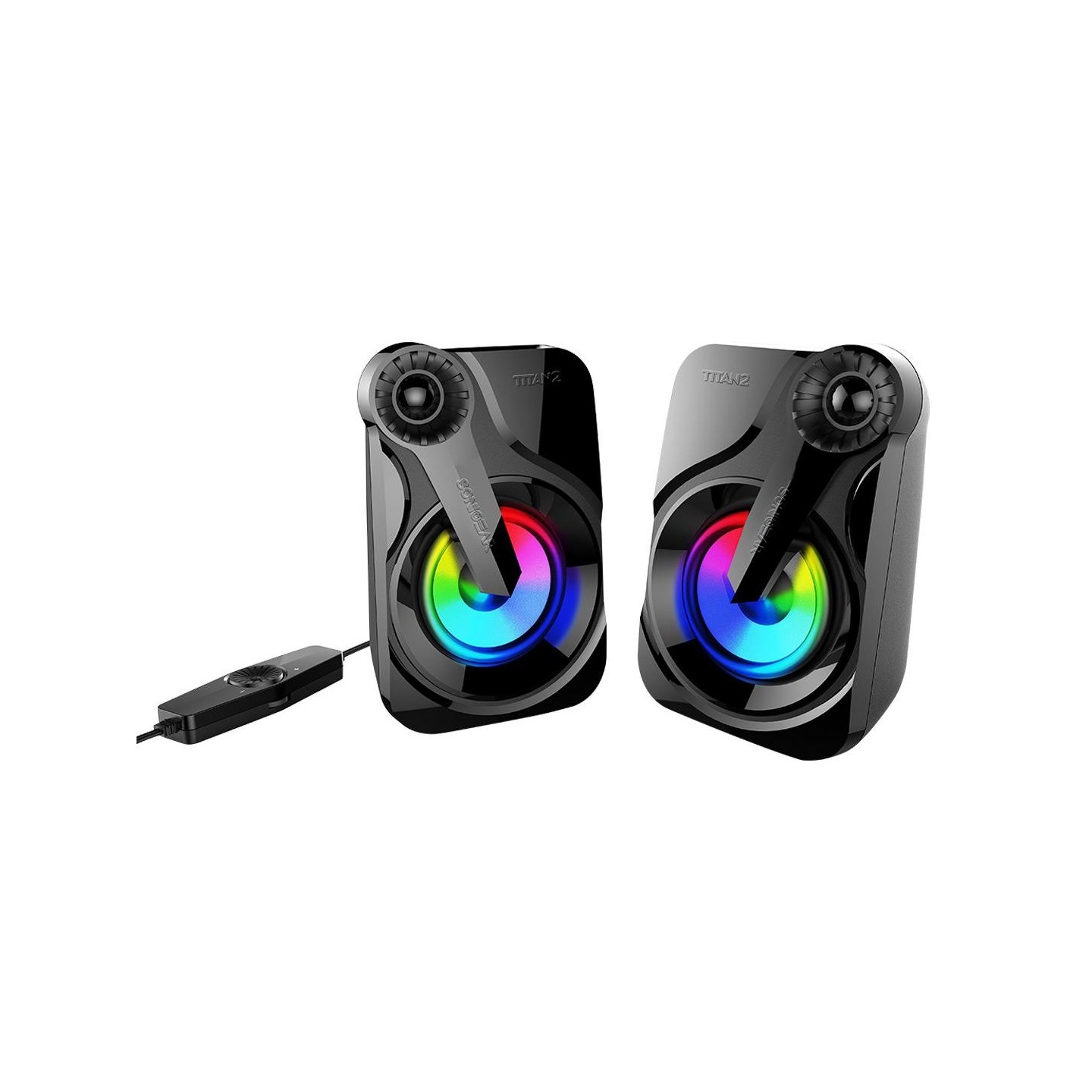 SonicGear USB Speakers - Titan2 - 2.0 12W 7LFX — Buy in Cyprus with Fast Delivery