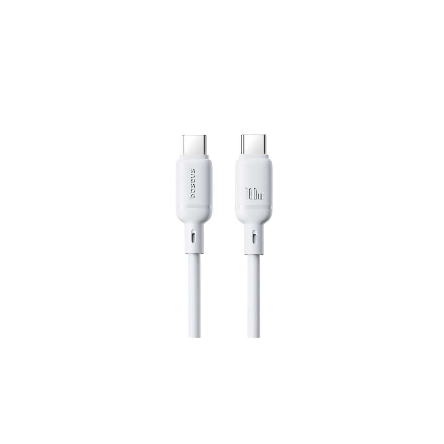 Baseus Silky Series USB-C to USB-C 1.0m 100W White (Boxed) — Buy in Cyprus with Fast Delivery