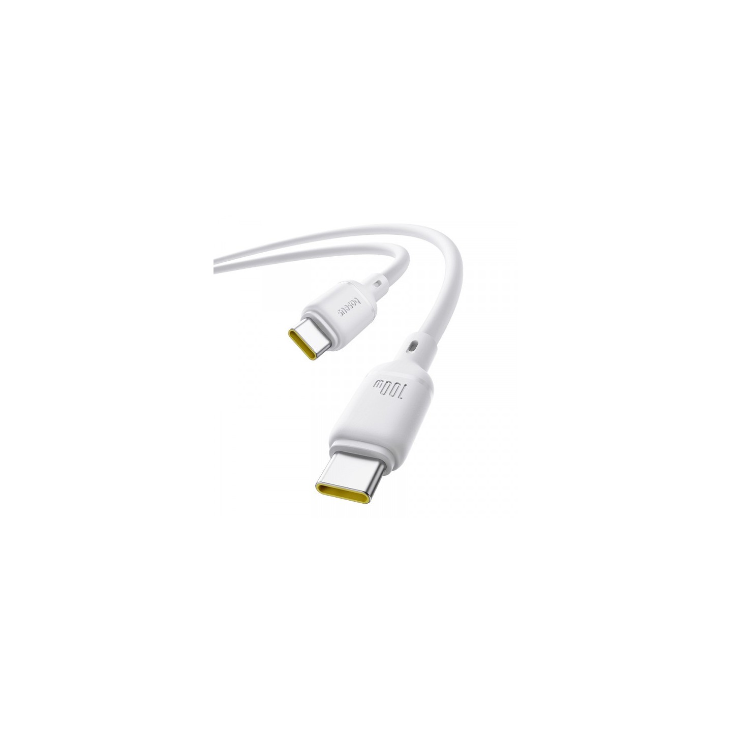 Baseus Silky Series USB-C to USB-C 1.0m 100W White (Boxed) — Buy in Cyprus with Fast Delivery