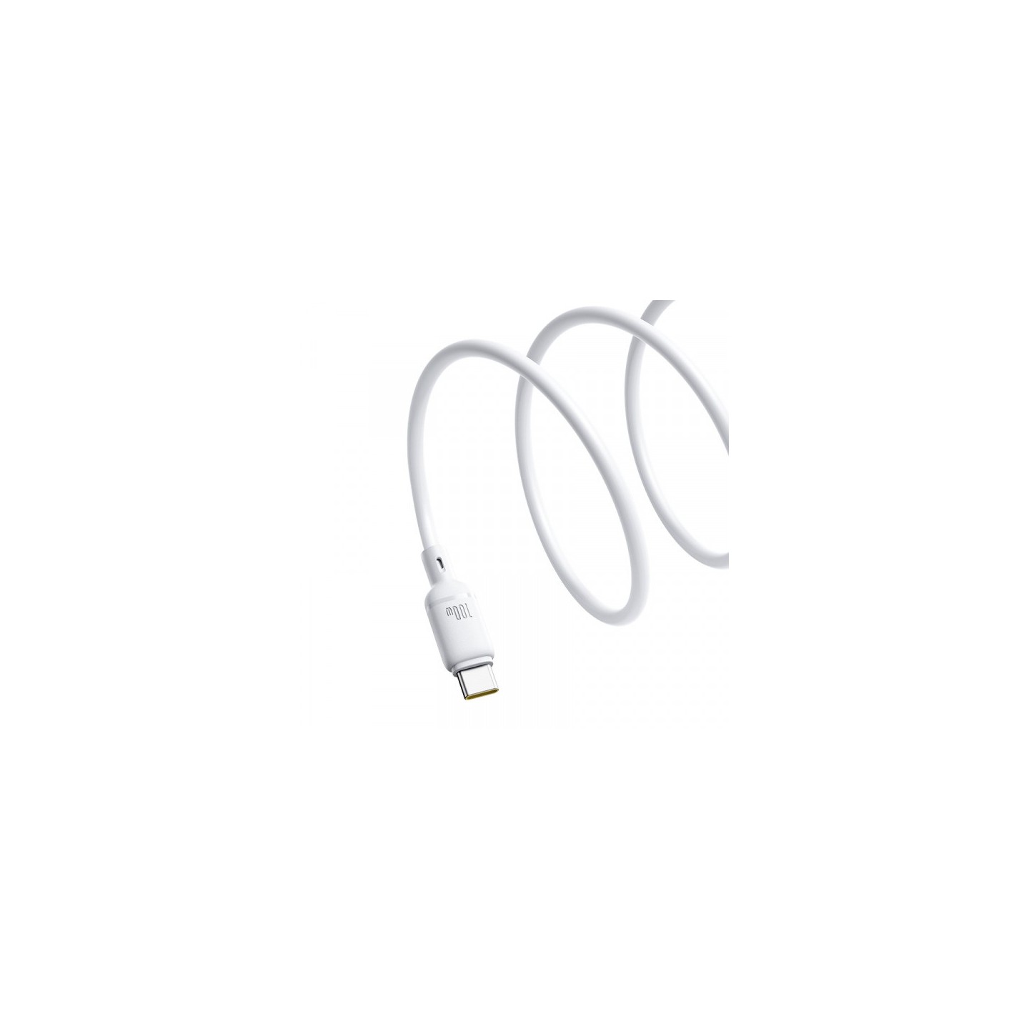 Baseus Silky Series USB-C to USB-C 1.0m 100W White (Boxed) — Buy in Cyprus with Fast Delivery