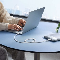 Baseus Silky Series USB-C to USB-C 1.0m 100W White (Boxed) — Buy in Cyprus with Fast Delivery