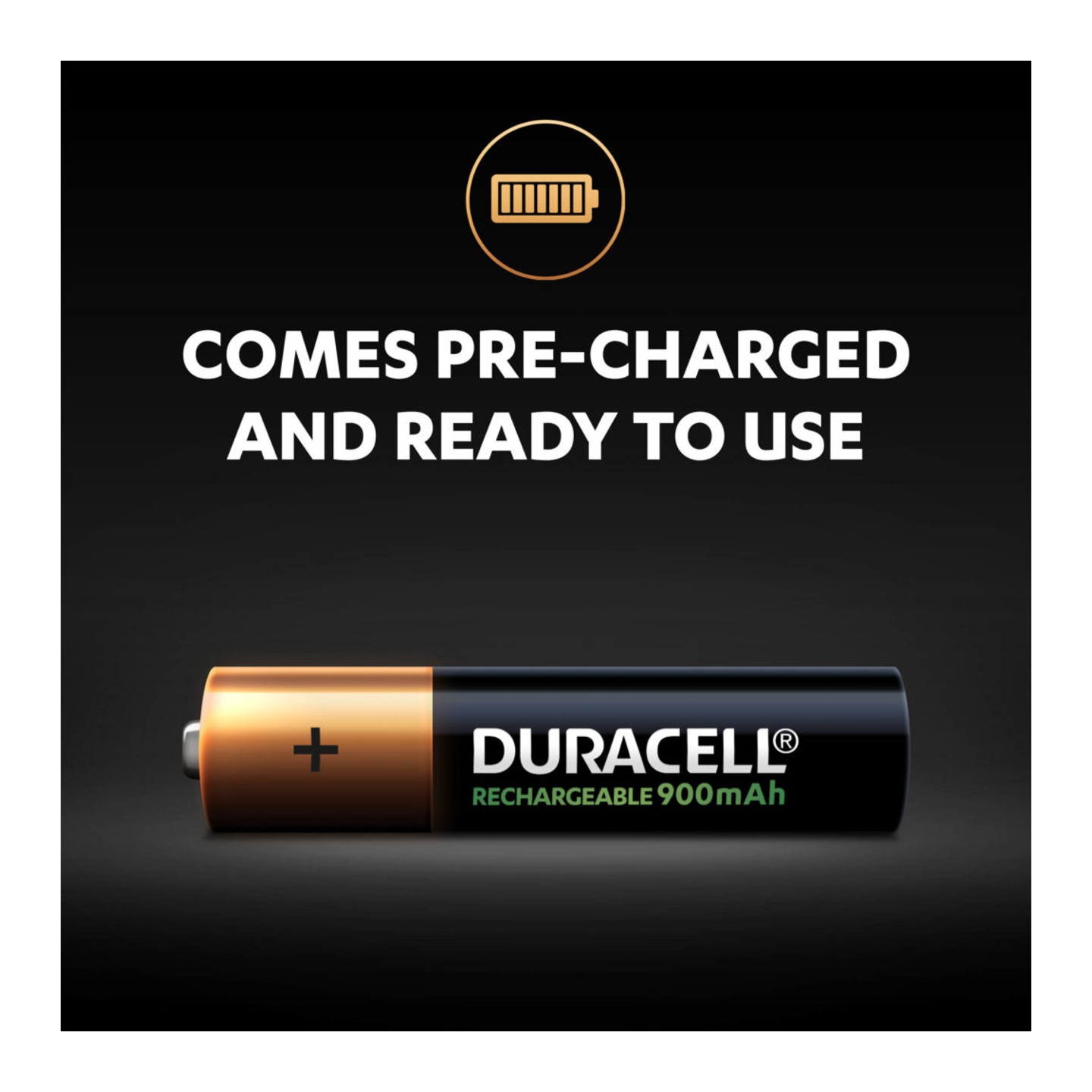 Duracell Rechargeable AAA Batteries - 900mAh 4pcs — Buy in Cyprus with Fast Delivery