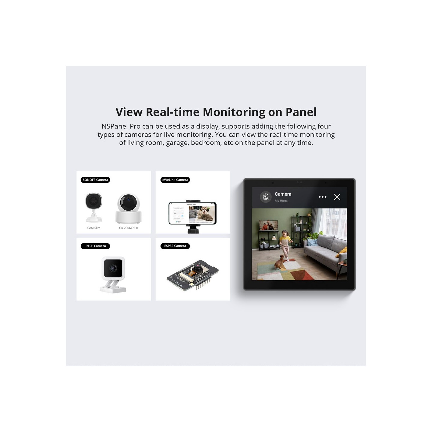 Sonoff Wifi Smart NS Panel Pro - Full Touch Display White — Buy in Cyprus with Fast Delivery