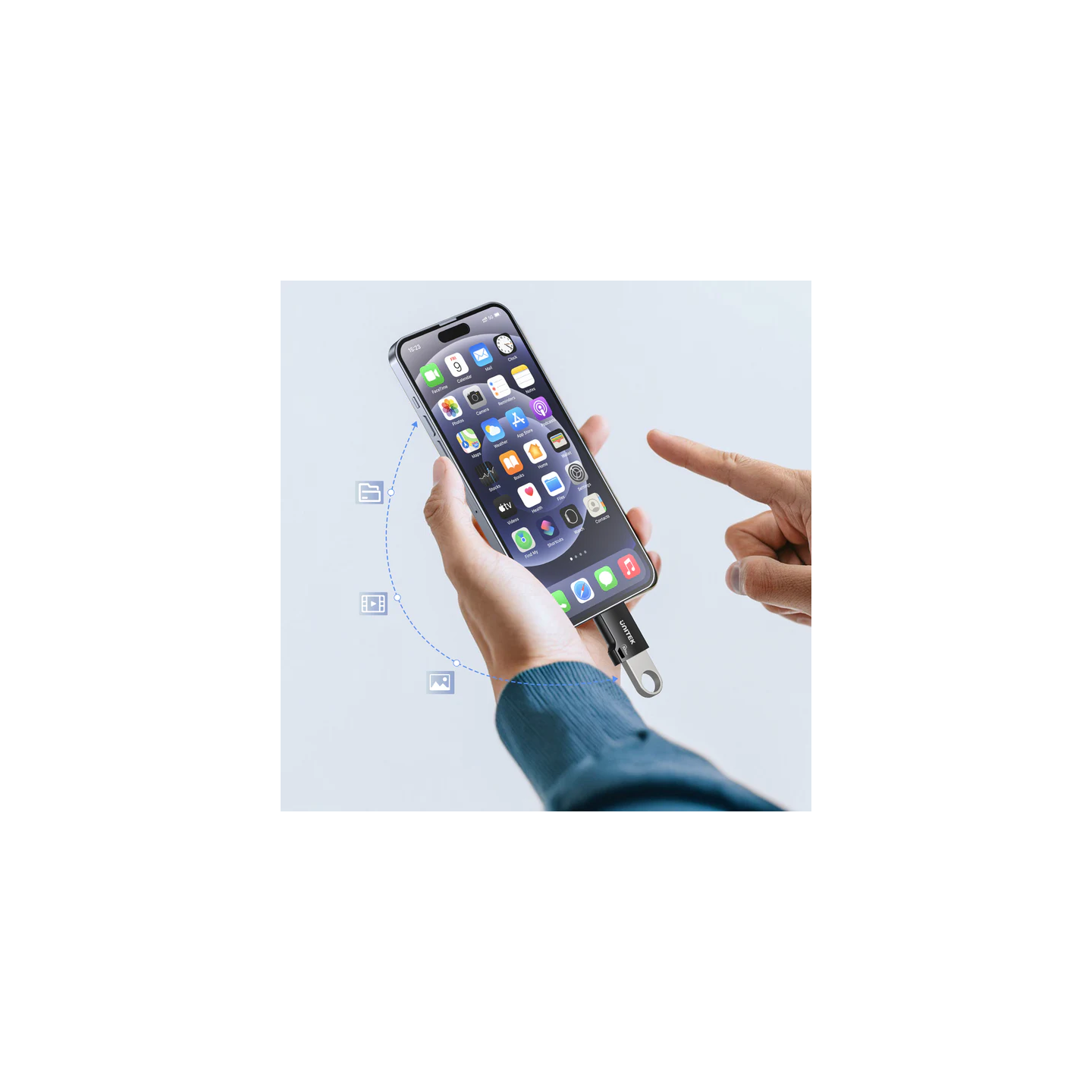 Unitek UCA USB-A Female to USB-C Male Adapter - A1048A - USB-A Female to USB-C Male, 10Gbps — Buy in Cyprus with Fast Delivery