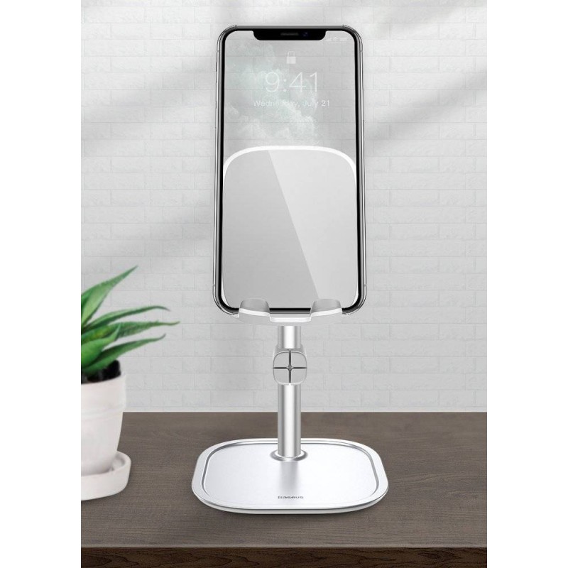 Buy Baseus Telescopic Phone Holder - Silver in Cyprus, Nicosia, Limassol, Larnaka, Pafos
