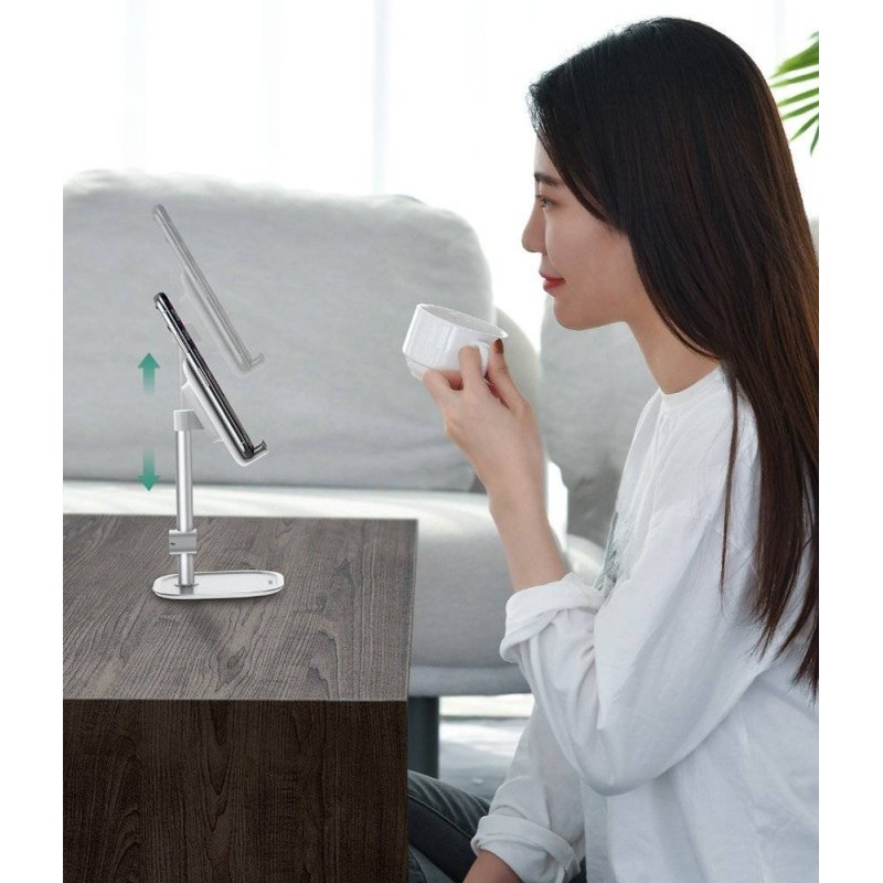 Buy Baseus Telescopic Phone Holder - Silver in Cyprus, Nicosia, Limassol, Larnaka, Pafos