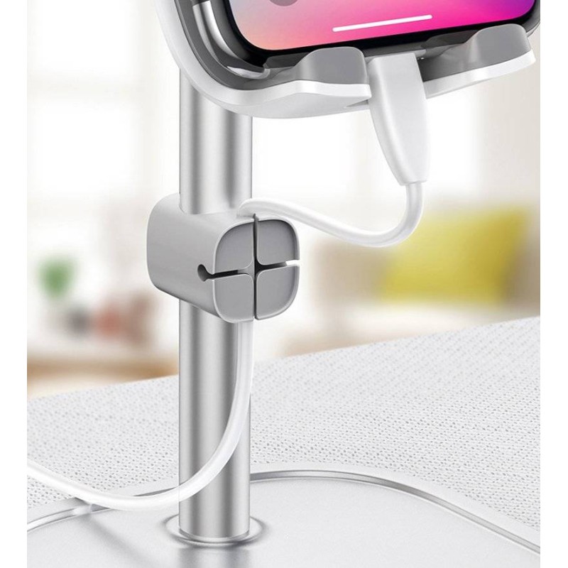 Buy Baseus Telescopic Phone Holder - Silver in Cyprus, Nicosia, Limassol, Larnaka, Pafos