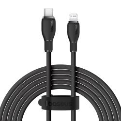 Buy Baseus Cable Lightning to USB-C Pudding Series - 20W 1.2m Black in Cyprus, Nicosia, Limassol, Larnaka, Pafos