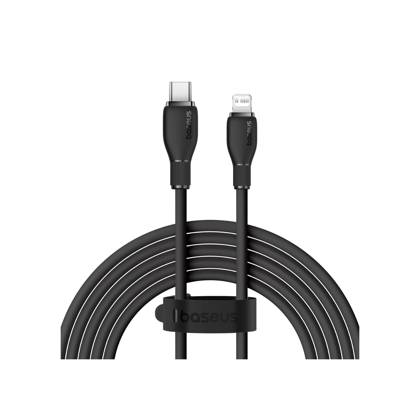 Baseus Cable Lightning to USB-C Pudding Series - 20W 1.2m Black — Buy in Cyprus with Fast Delivery