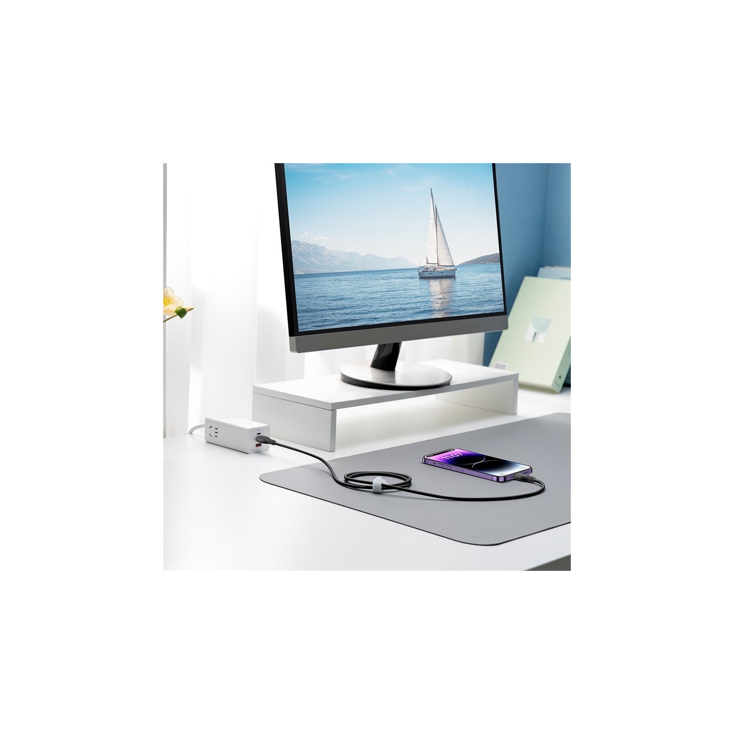 Baseus Cable Lightning to USB-C Pudding Series - 20W 1.2m Black — Buy in Cyprus with Fast Delivery