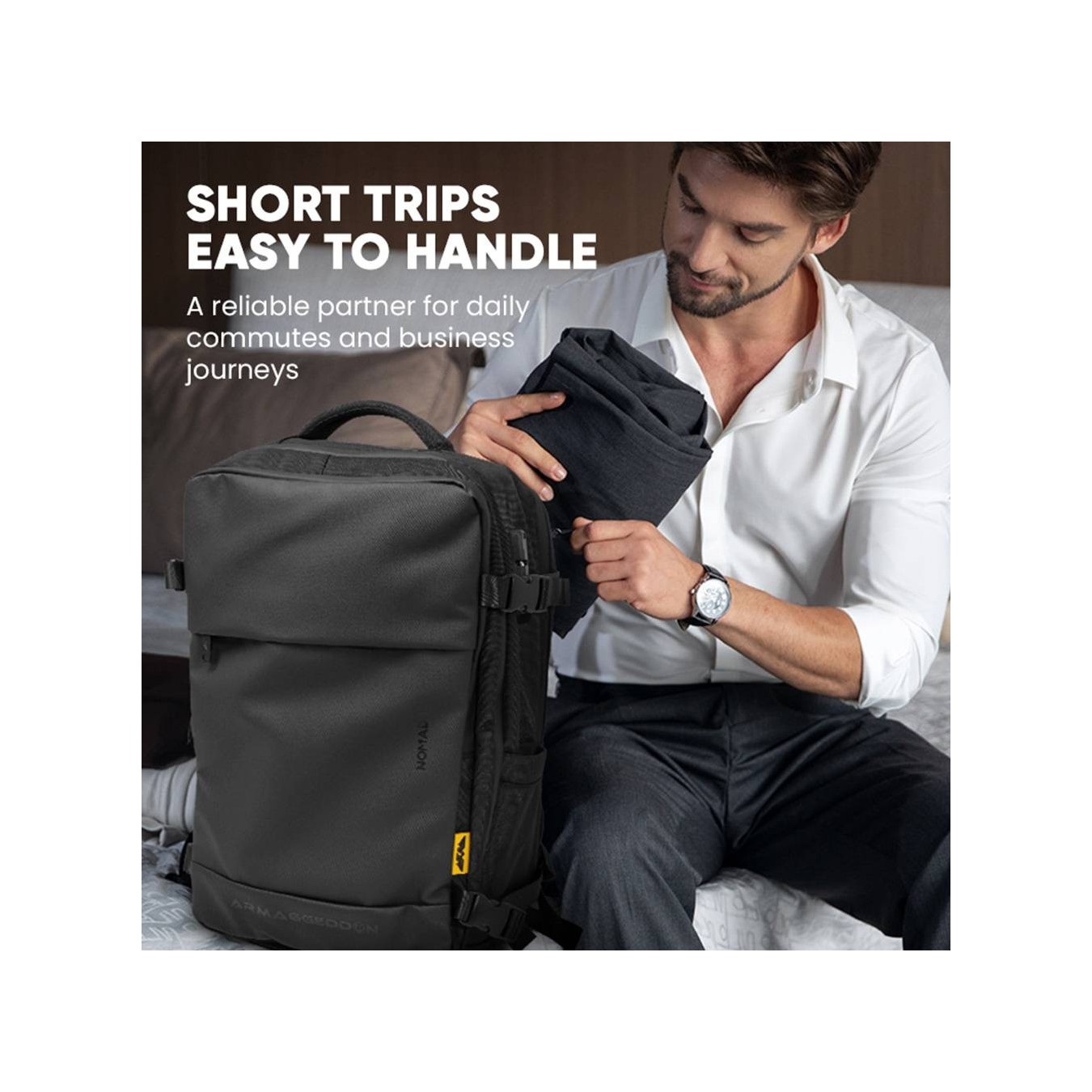 Armaggeddon NOMAD-15 Carbon Gaming Bag – 16in Laptop, USB-C | Armenius Store