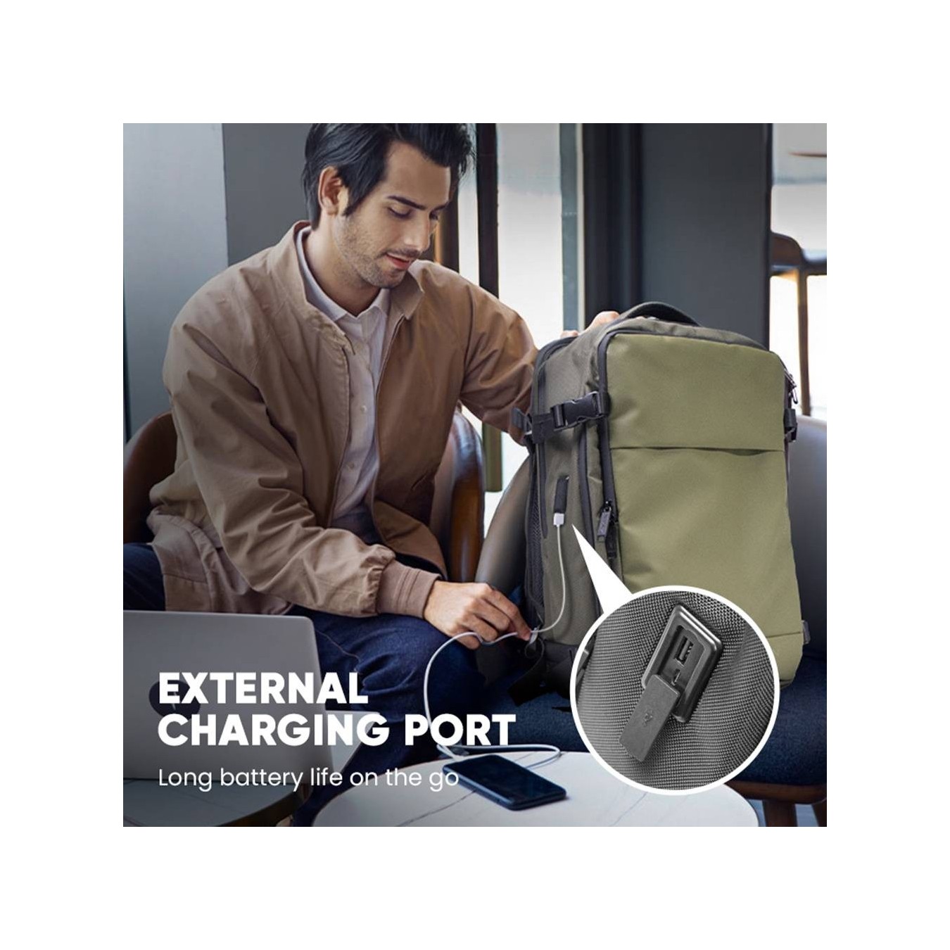 Armaggeddon NOMAD-15 Carbon Gaming Bag – 16in Laptop, USB-C | Armenius Store