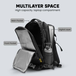 Buy Armaggeddon Gaming Bag with Lock, USB-C, Splashproof - NOMAD-15 - Carbon in Cyprus, Nicosia, Limassol, Larnaka, Pafos