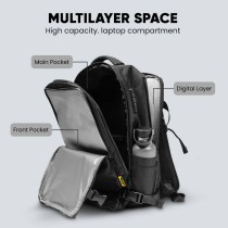 Armaggeddon NOMAD-15 Carbon Gaming Bag – 16in Laptop, USB-C | Armenius Store