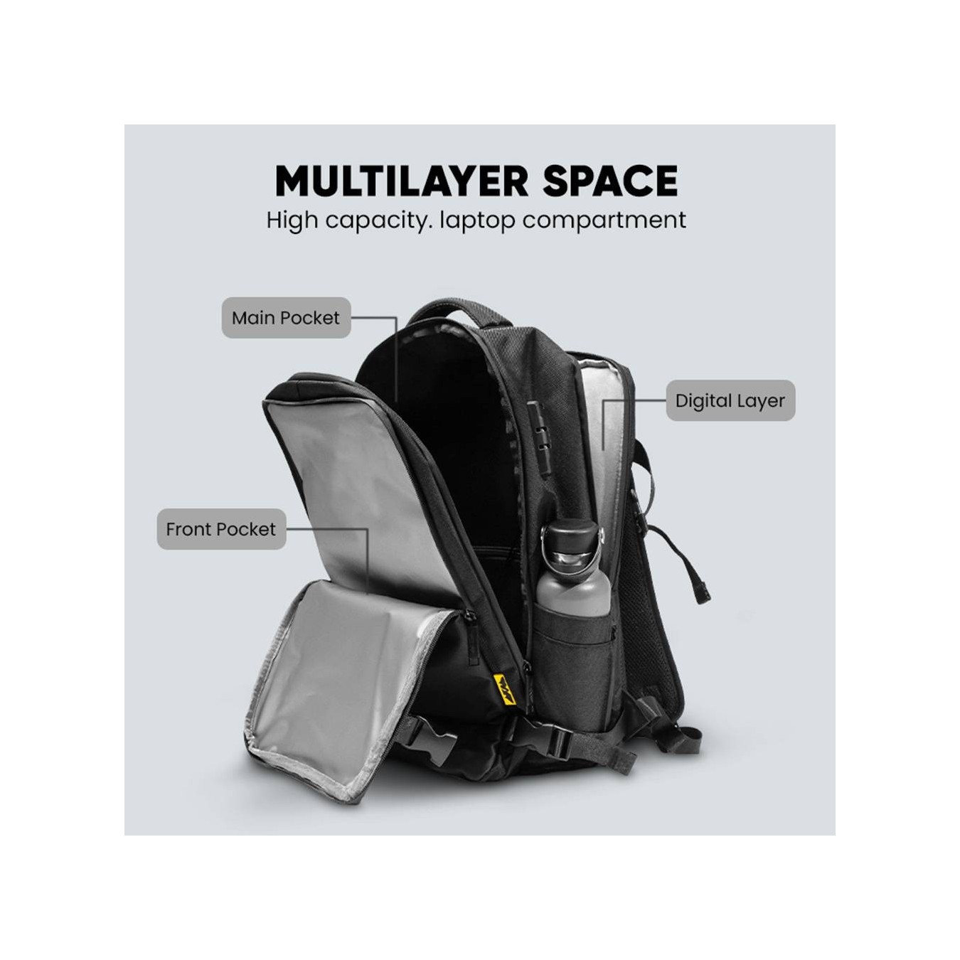 Armaggeddon NOMAD-15 Carbon Gaming Bag – 16in Laptop, USB-C | Armenius Store