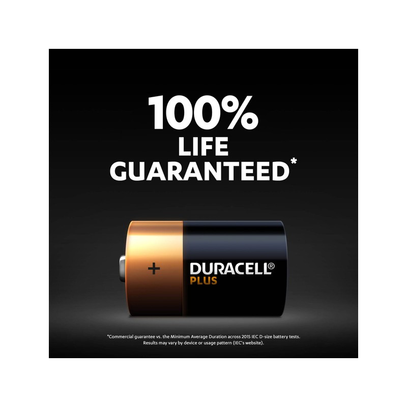 Buy Duracell Alkaline D 2pcs Batteries Plus - D 2pcs in Cyprus, Nicosia, Limassol, Larnaka, Pafos
