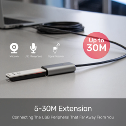 Buy Unitek Y-274 USB2.0 USB-A Male to USB-A Female Active Extension Cable 20m in Cyprus, Nicosia, Limassol, Larnaka, Pafos