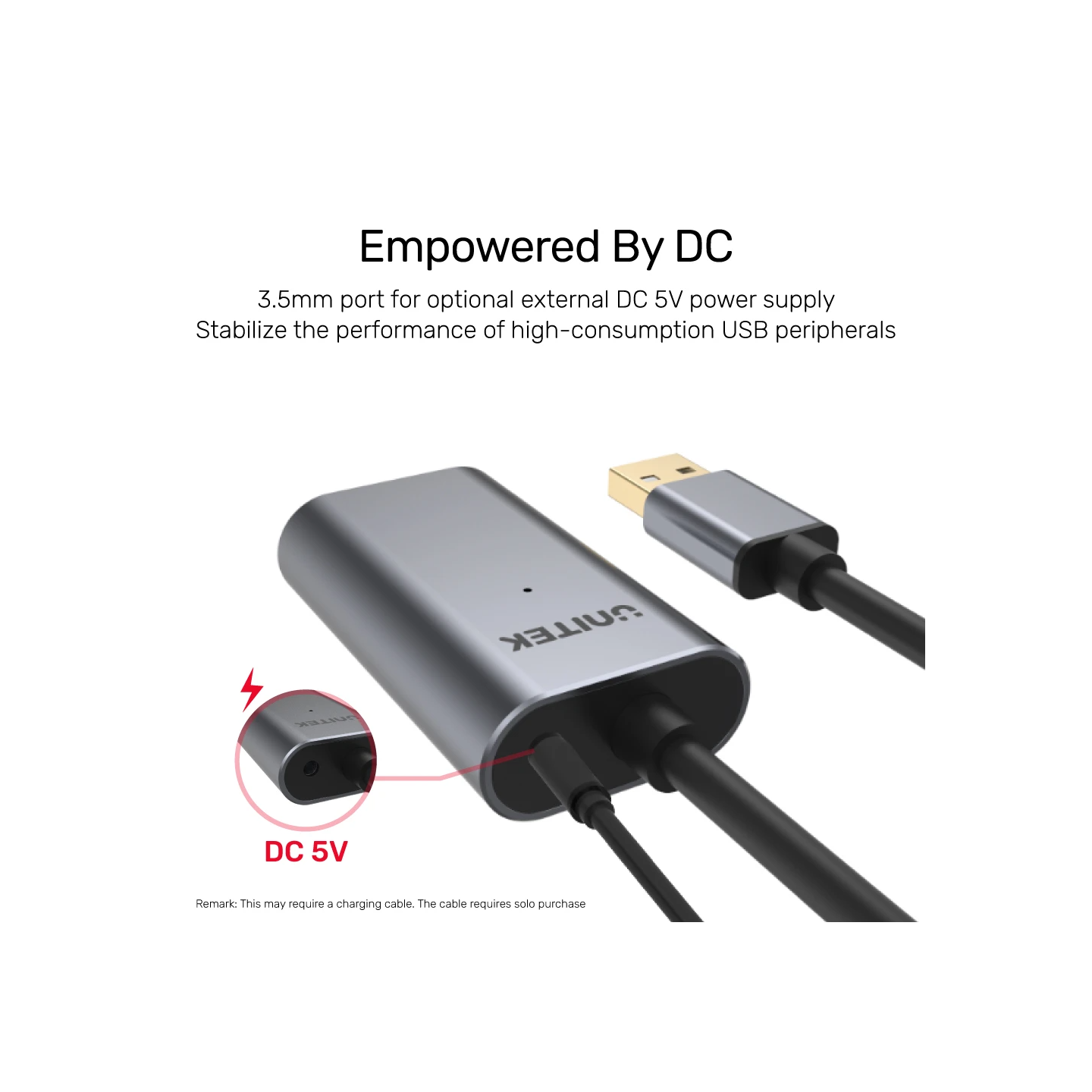 Unitek Y-274 USB2.0 USB-A Male to USB-A Female Active Extension Cable 20m — Buy in Cyprus with Fast Delivery