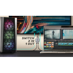 Buy Unitek 2-Port HDMI Splitter Switch 8K - V1163A - 2-Port HDMI Splitter Switch 8K in Cyprus, Nicosia, Limassol, Larnaka, Pafos