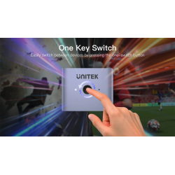 Buy Unitek 2-Port HDMI Splitter Switch 8K - V1163A - 2-Port HDMI Splitter Switch 8K in Cyprus, Nicosia, Limassol, Larnaka, Pafos