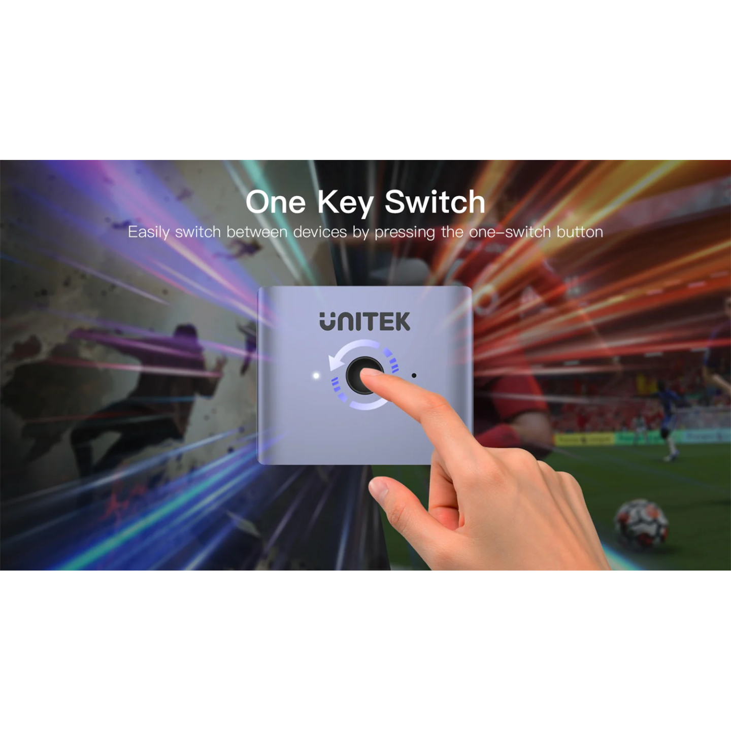 Unitek 2-Port HDMI Splitter Switch 8K - V1163A - 2-Port HDMI Splitter Switch 8K — Buy in Cyprus with Fast Delivery