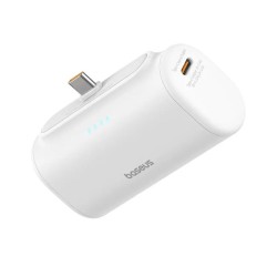 Buy Baseus Powerbank - 20W 5000mAh Plug-In USB-C 20W White in Cyprus, Nicosia, Limassol, Larnaka, Pafos