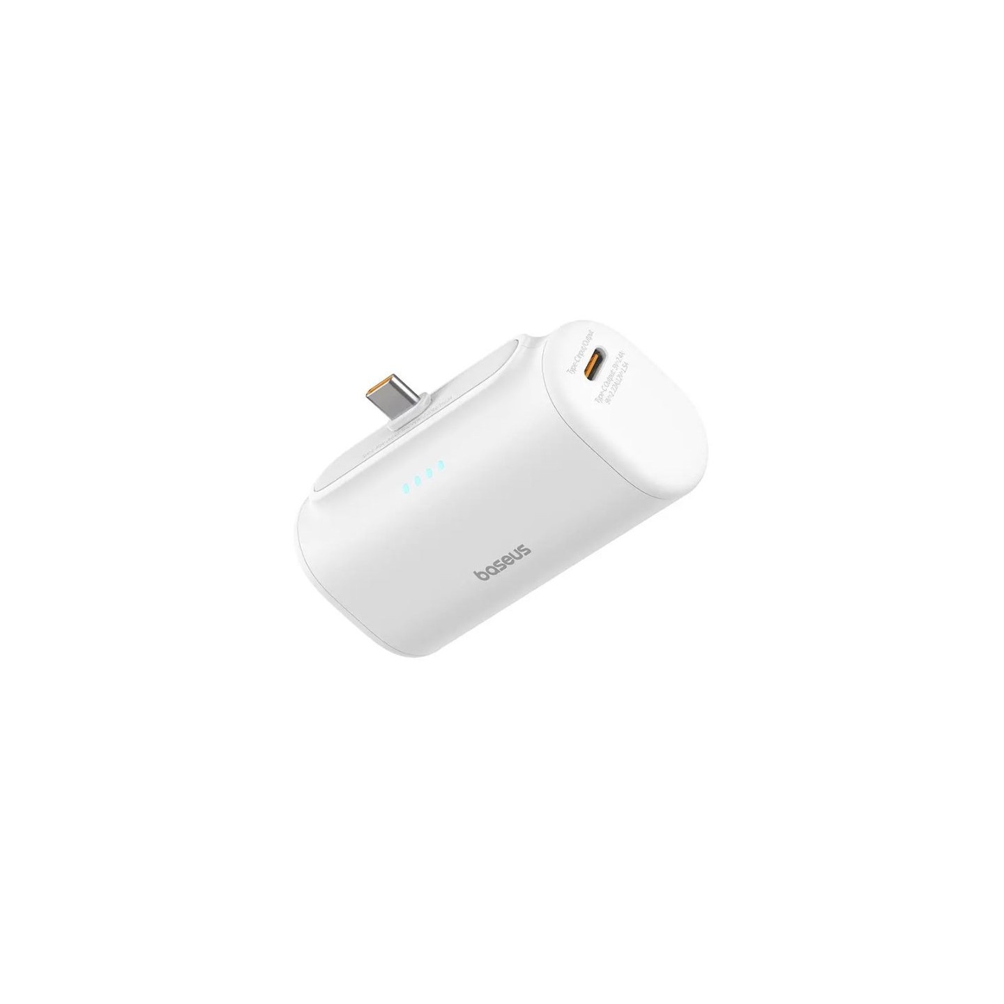Baseus Powerbank - 20W 5000mAh Plug-In USB-C 20W White — Buy in Cyprus with Fast Delivery