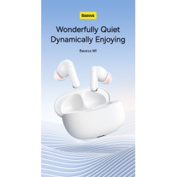 Buy Baseus Headphones In Ear TWS ANC White - MZ10 - In Ear, TWS, ANC, White in Cyprus, Nicosia, Limassol, Larnaka, Pafos