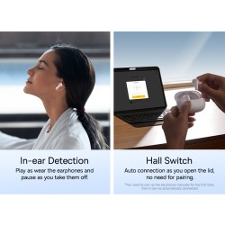 Buy Baseus Headphones In Ear TWS ANC White - MZ10 - In Ear, TWS, ANC, White in Cyprus, Nicosia, Limassol, Larnaka, Pafos