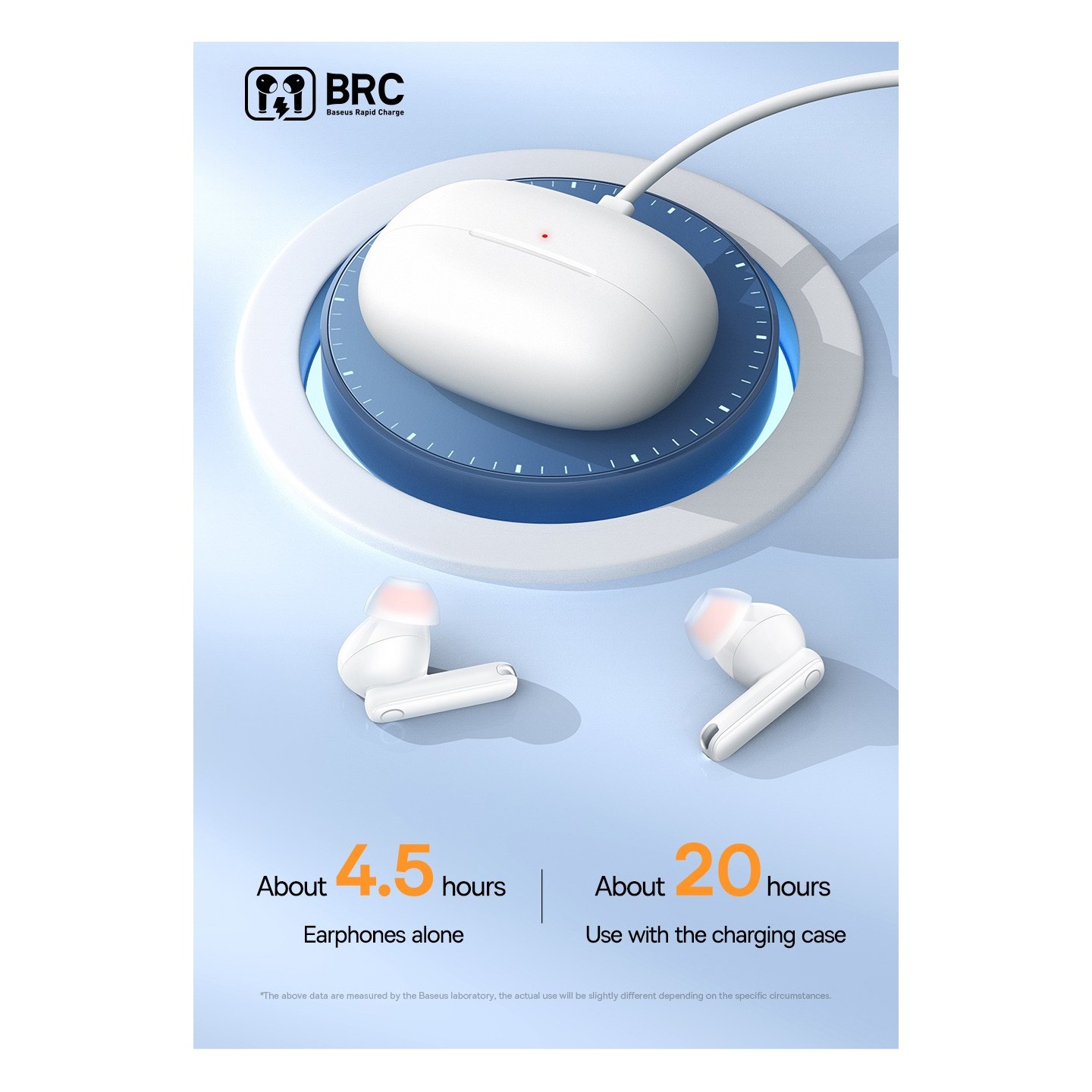 Baseus Headphones In Ear TWS ANC White - MZ10 - In Ear, TWS, ANC, White — Buy in Cyprus with Fast Delivery