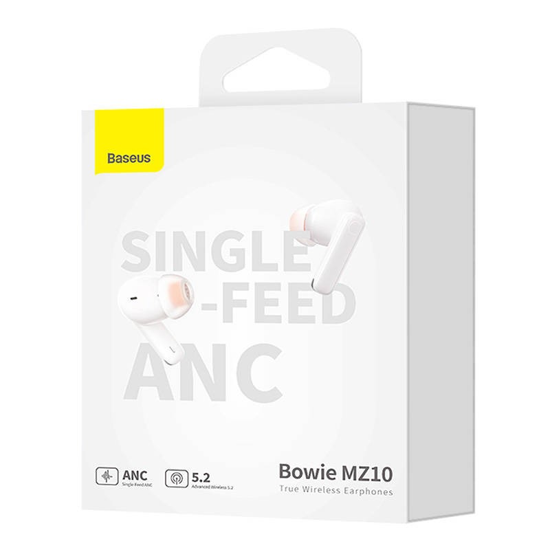 Buy Baseus Headphones In Ear TWS ANC White - MZ10 - In Ear, TWS, ANC, White in Cyprus, Nicosia, Limassol, Larnaka, Pafos