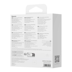 Buy Baseus Headphones In Ear TWS ANC White - MZ10 - In Ear, TWS, ANC, White in Cyprus, Nicosia, Limassol, Larnaka, Pafos