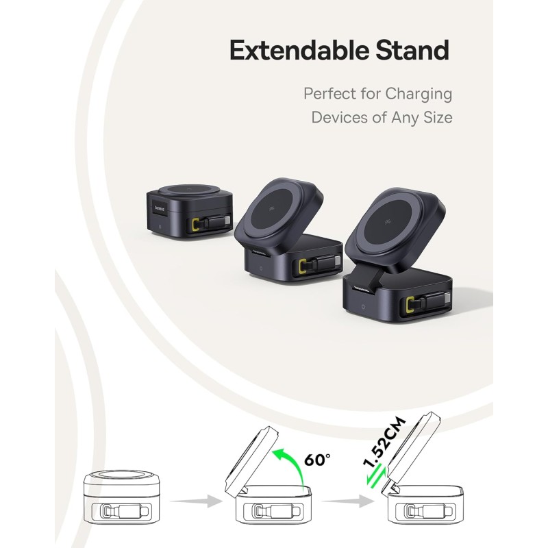 Buy Baseus Charger - Desktop Wireless+Wired 67W PicoGo Series in Cyprus, Nicosia, Limassol, Larnaka, Pafos