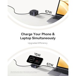 Buy Baseus Charger - Desktop Wireless+Wired 67W PicoGo Series in Cyprus, Nicosia, Limassol, Larnaka, Pafos