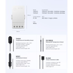 Buy Sonoff WiFi Smart Switch TH Origin - THR316 - 16A in Cyprus, Nicosia, Limassol, Larnaka, Pafos