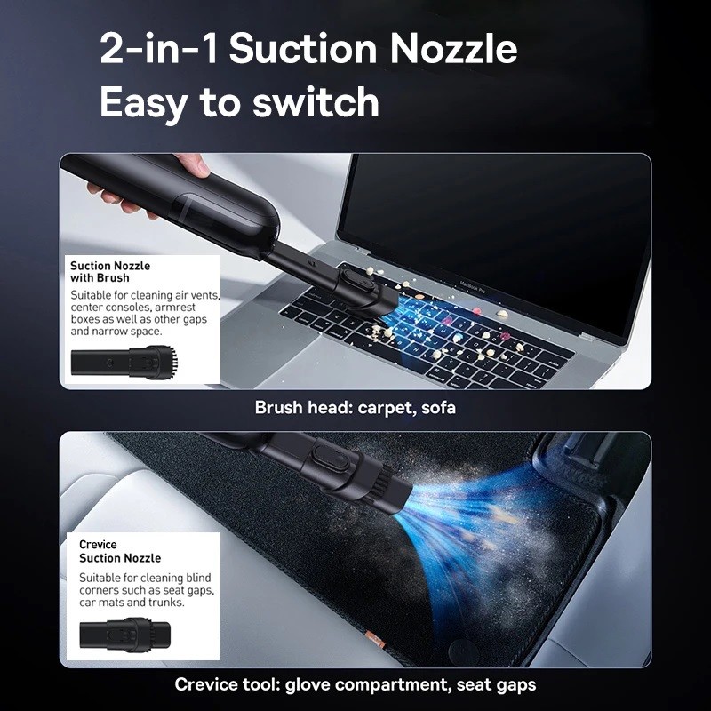 Buy Baseus VA Vacuum Cleaner Car - A0 Pro - 35W in Cyprus, Nicosia, Limassol, Larnaka, Pafos