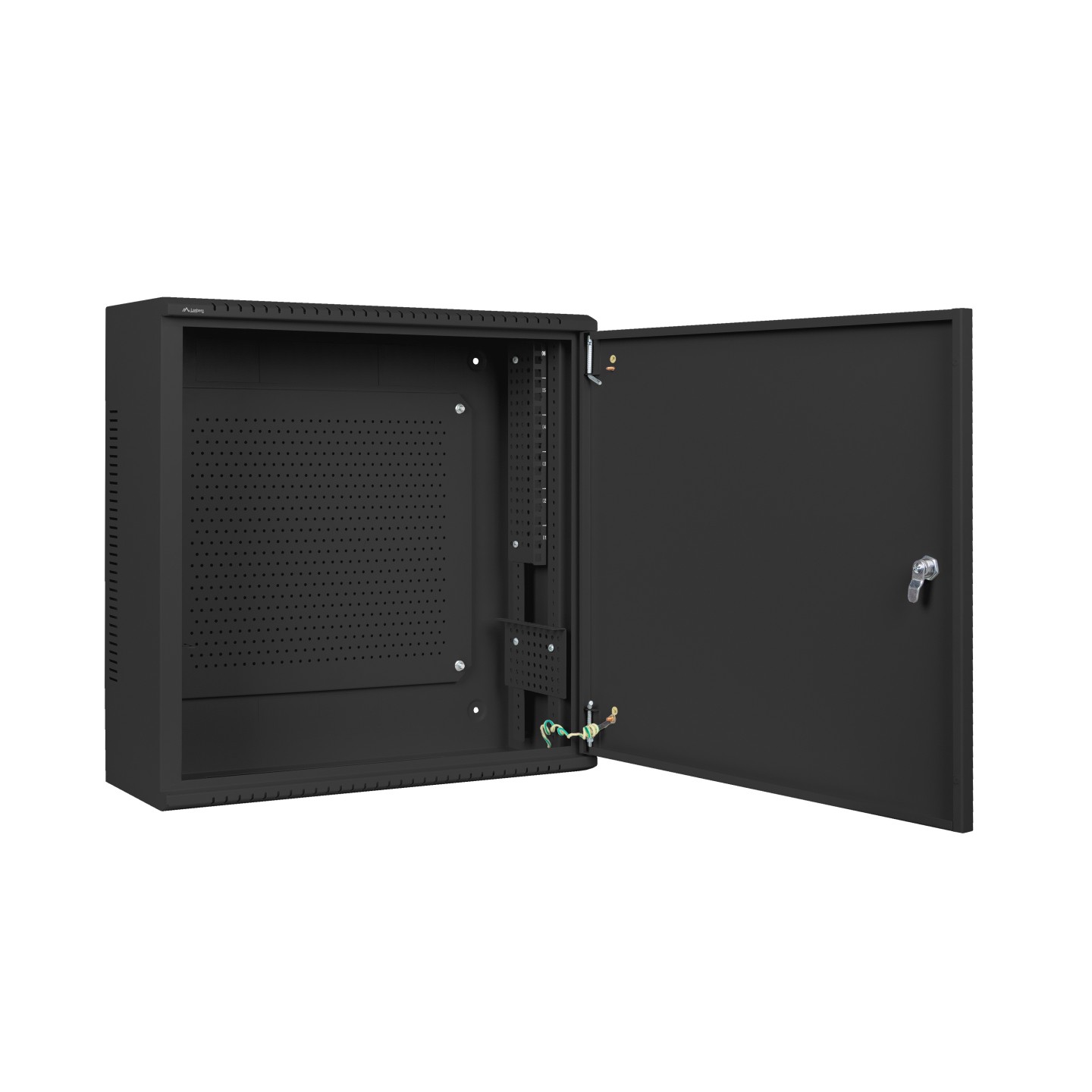 Lanberg Wall Rack - Z34159 - 19'' Low Profile 6U+3U Assembled Black — Buy in Cyprus with Fast Delivery