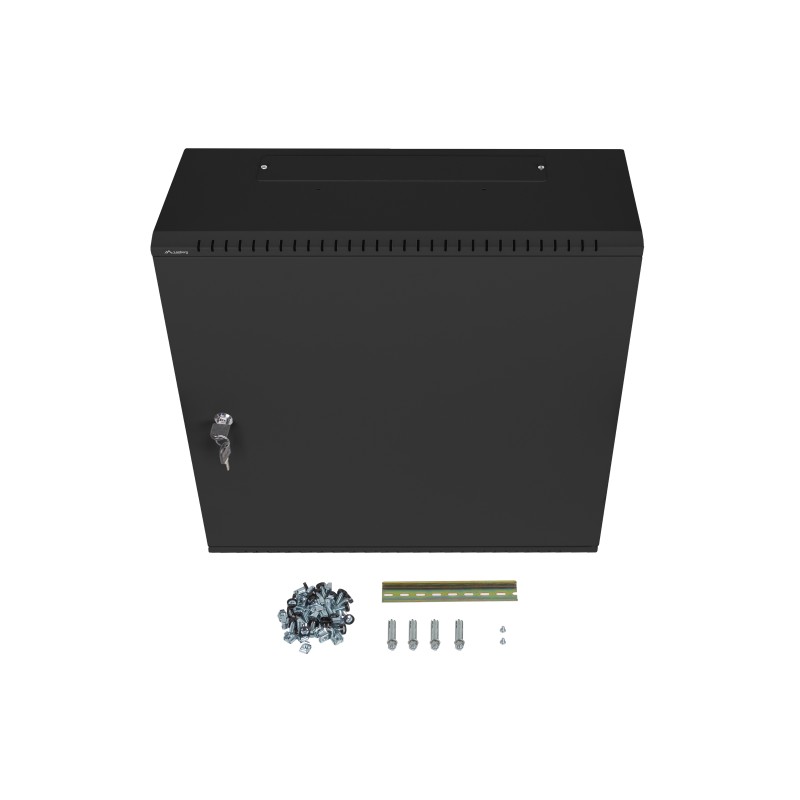 Buy Lanberg Wall Rack - Z34159 - 19'' Low Profile 6U+3U Assembled Black in Cyprus, Nicosia, Limassol, Larnaka, Pafos