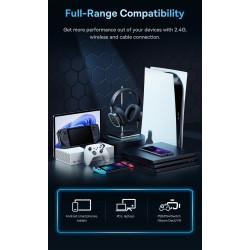 Buy Baseus Wireless Headphones For PS5 PC Switch Gaming AeQur GH02 Black in Cyprus, Nicosia, Limassol, Larnaka, Pafos