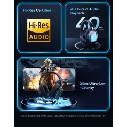 Buy Baseus Wireless Headphones For PS5 PC Switch Gaming AeQur GH02 Black in Cyprus, Nicosia, Limassol, Larnaka, Pafos