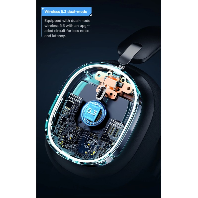 Buy Baseus Wireless Headphones For PS5 PC Switch Gaming AeQur GH02 Black in Cyprus, Nicosia, Limassol, Larnaka, Pafos