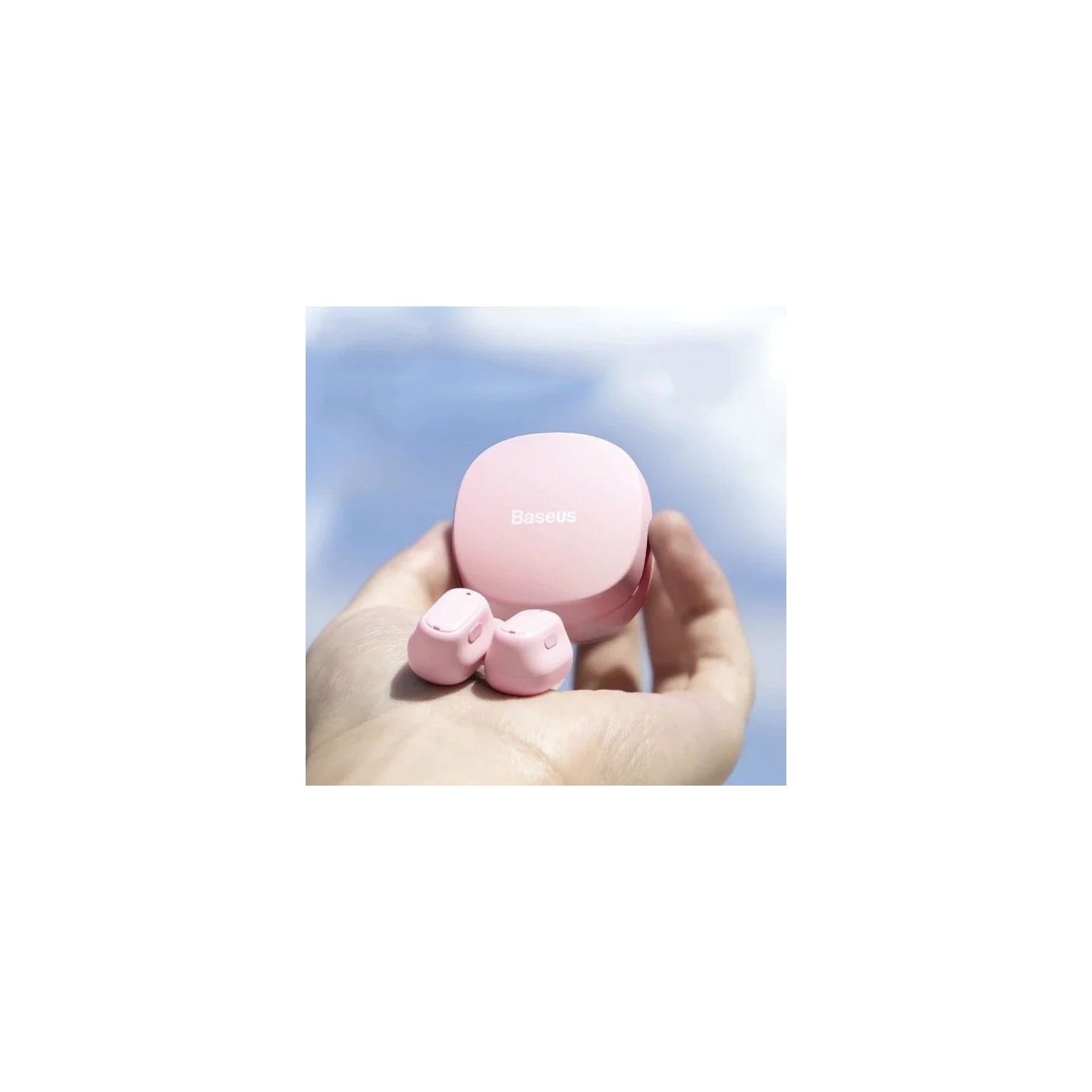 Baseus Headphones In Ear TWS Encok - WM01 - Pink — Buy in Cyprus with Fast Delivery