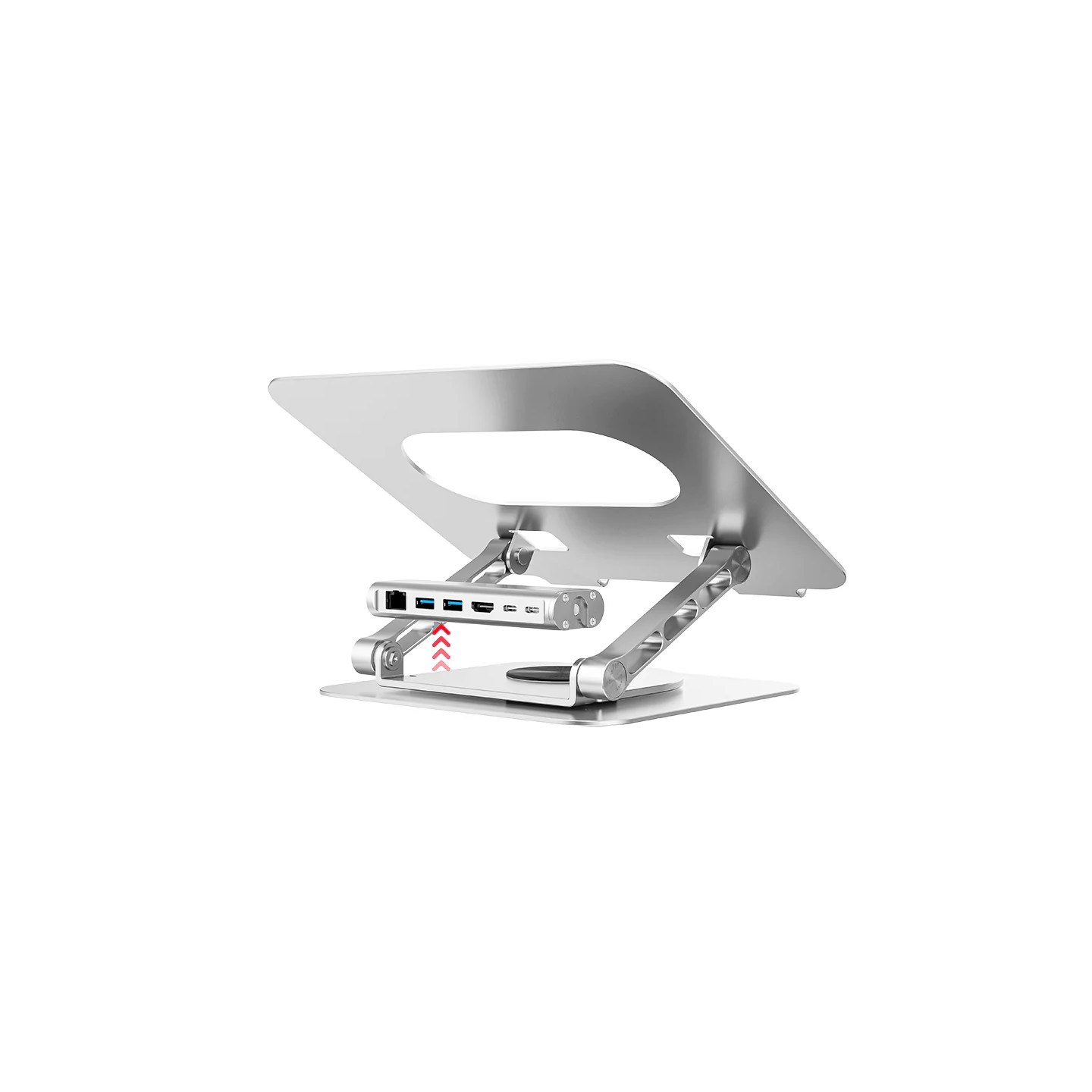 Unitek Laptop Stand with USB Hub - D1109B - 4K30Hz HDMI + FE Lan + PD100W — Buy in Cyprus with Fast Delivery