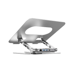 Buy Unitek Laptop Stand with USB Hub - D1109B - 4K30Hz HDMI + FE Lan + PD100W in Cyprus, Nicosia, Limassol, Larnaka, Pafos
